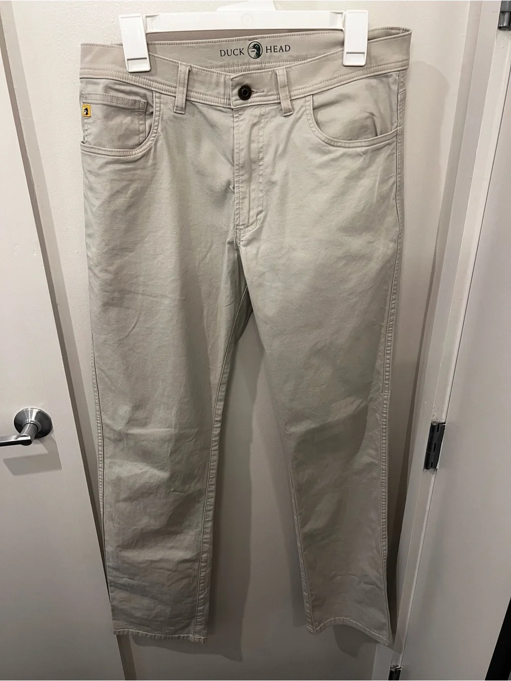 Duck Head Light Khaki Chinos - Classic Five-Pocket